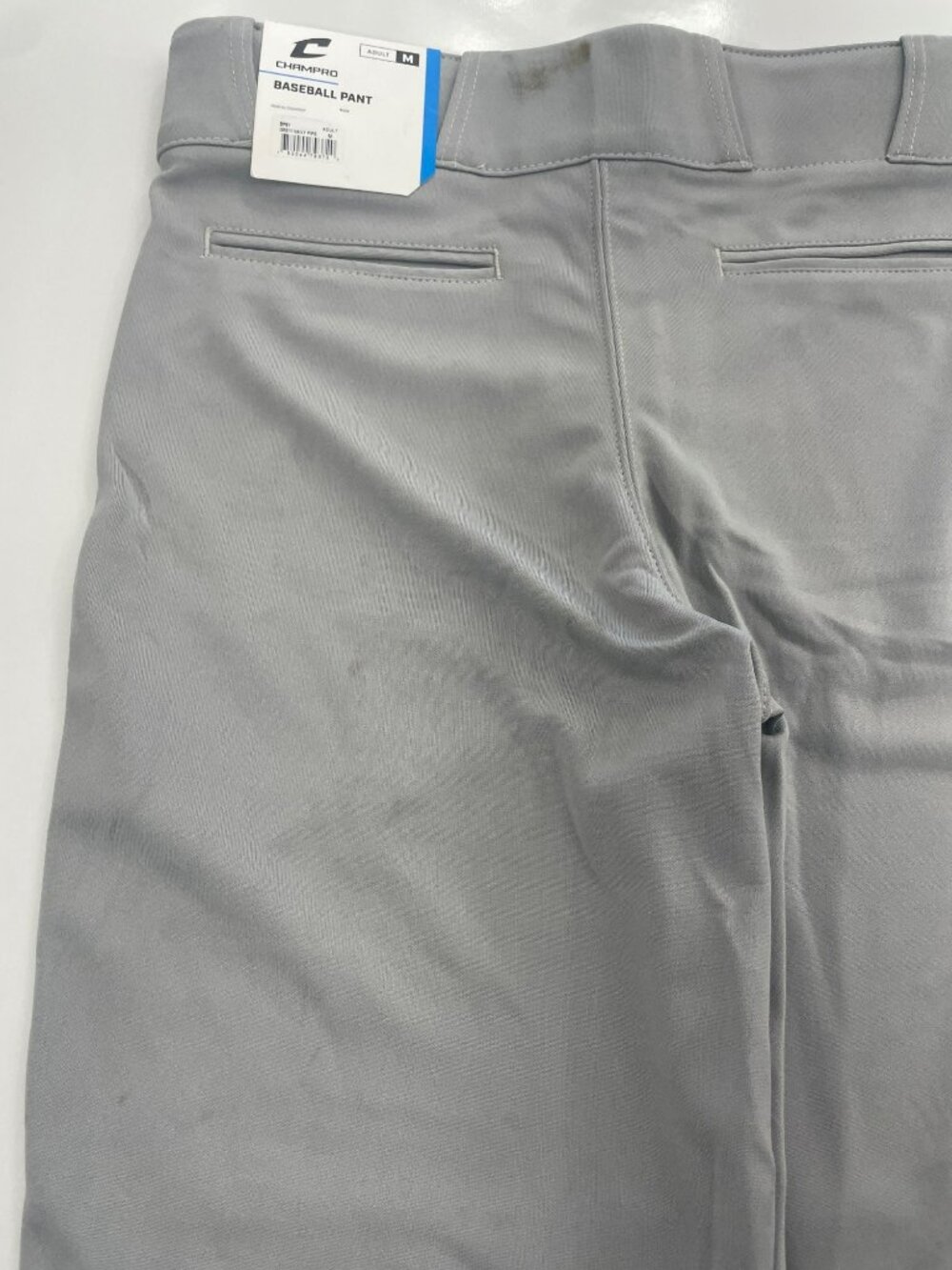 Champro Triple Crown Classic Cut Baseball Pants Gray Navy Piping Men's Sz M NWT - Picture 13 of 13